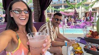 We go to a LAS VEGAS Pool Party (Marquee Dayclub Cabana & Tao)