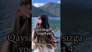 Qaysi bloger sizga yoqadi part 4 @Black_Venom_10 #trending #foryou #aesthetic #blogger #reels #fyp