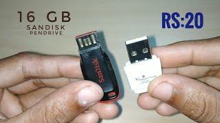 Damaged SanDisk pendrive converted to new metal pendrive (Rs:20)