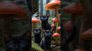 Cute baby cat | Tiny Heroes of the Enchanted Forest | Micro Cats | Mushroom Grove Guardians EP1.