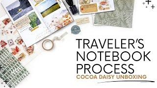 Traveler's Notebook Layout 2024 | DT Cocoa Daisy Little Bee Cottage