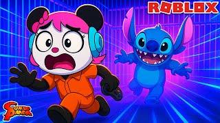 Coco Panda TAKEOVER! Can I ESCAPE Stitch’s Prison Run Roblox Obby!?