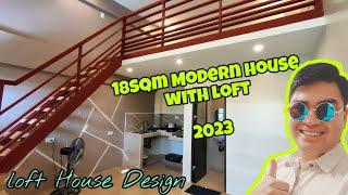 18sqm Modern House with Loft | Episode 2 | Loft House Design