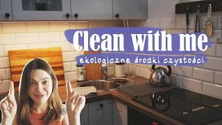Clean with me | Zero Waste | realistyczne sprzątanie kuchni i domowe środki czystości