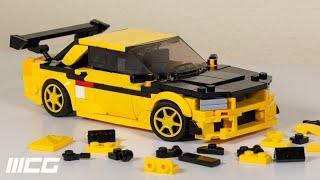 Building a LEGO Nissan R34 Skyline GT-R Speed Champions-style