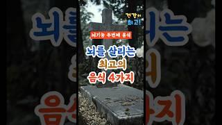 뇌를 살리는 최고의 음식4가지 #뇌건강#기억력향상