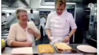 Saat Chef terbaik di dunia Chef Gordon terlihat bodoh di depan ibu nya #shorts