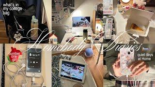 [vlog]homebody diaries | what’s in my college bag? slice of life, pack with me