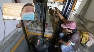 Lắp ráp thang máy nhà phố | Kĩ thuật chi tiết lắp đặt thang máy phần cơ (tập 1 )