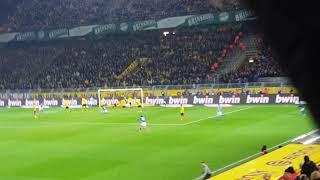 Das 4:4  BVB vs. SCHALKE 04 aus Block 45