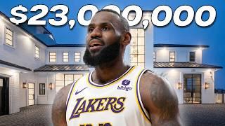 LeBron James and His $23 MILLION Los Angeles Mansion