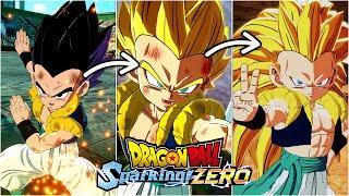 DRAGON BALL Sparking Zero Gotenks, SSJ, & SSJ3 Gameplay