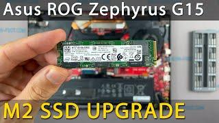 Asus ROG Zephyrus G15 GA502 How to upgrade or install M2 SSD