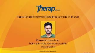 Live Group Session on how to create Program Site in Therap