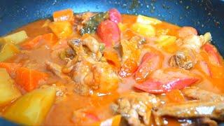 AFRITADA | How to Cook CHICKEN AFRITADA | Taste to Share MADE it CHEESY! チキンレシピ easy recipe 치킨 레시피