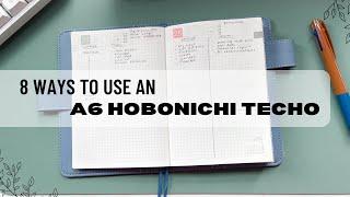 How to use an a6 hobonichi techo | 8 ways to use a hobonichi original