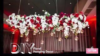 AFFORDABLE Dollar Tree DIY Floral Hanging Decor Great for Weddings, Baby Showers & More!