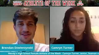 Wendy's Female Athlete of the Week 10/7/20 - Camryn Turner, Seaman volleyball