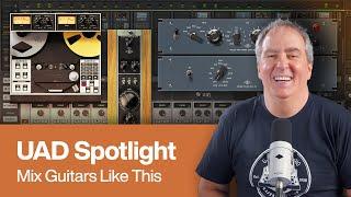 UAD Spotlight: Mix Guitars That Punch with UAD Lion, Studer, Pultec & More