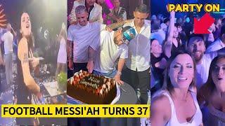 Inside Messi's 37th Birthday party with Argentina's National Team