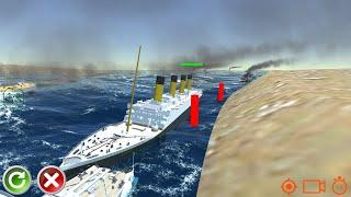 Titanic vs Big Waves - Ship Handling Simulator