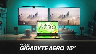 The best laptop for travel creatives - Gigabyte Aero 15" OLED 2020