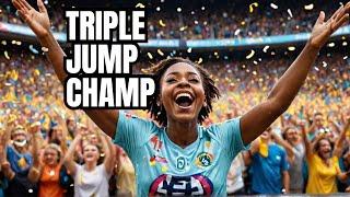 Thea LaFond SHOCKS the world with historic win in triple jump!