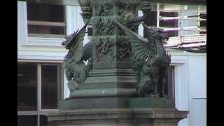 Kirin Dragon Statues Nihonbashi Bridge Tokyo, Japan December, 2000