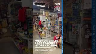 West Virginia's last teachers store closing