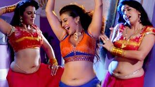 Akshara Singh Hot Saree & Navel | Sudh Deshi Maal Item Songs Compilation
