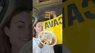 Let’s try the VIRAL Cava Order  #cava #cavabowl #cavaorder #cavatime #bowl #fastfood #viralfood