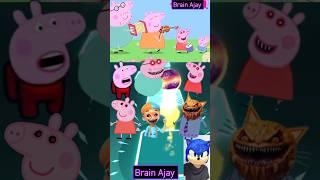 Peppa Pig vs Simonson vs Zombie Scary X Coffin Dance Tiles Hop 265