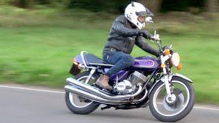 1974 Kawasaki H2 750 review. Why this isn't the widow maker everyone thinks it is