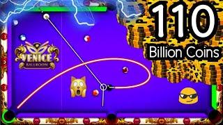 8 Ball Pool  Finally 110 Billion Coins Completed  110 000 000 000 Coins Done -Venice Ep#19-KisLive
