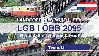 LGB Gartenbahn - Garden Layout | ÖBB 2095 LGB Trains | Nienoord Leek | iTrain | 4K