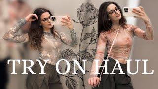 [4K] Transparent Try On Haul with Emilia | Sheer Clothes