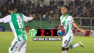 GOLES / Antigua 2 vs Municipal 1 - Jornada 4 Clausura 2024 Liga Nacional de Guatemala