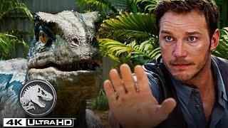 Jurassic World | Owen Saves Worker from Velociraptor Paddock (Edited)