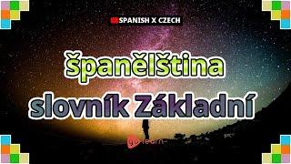 Naučte se s španělština obrázky | španělština slovník Základní | Golearn