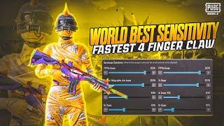 NEW UPDATE 3.2  Best Zero Recoil Sensitivity CODE & Control Settings for Pubg Mobile/BGMI 2024