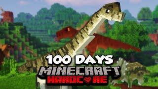 I Survived 100 Days in Mysterious Dinosaur’s World in Jurassic Age In Hardcore Minecraft (Hindi)