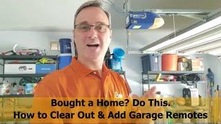 How to Reset a Garage Door Opener and Add Remotes