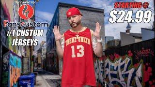 FansCustom #1 CUSTOM JERSEYS !!! STARTING @ $24.99 !!! BASEBALL, BASKETBALL, FOOTBALL, HOCKEY,& MORE