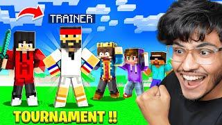 I Hired a Pro Trainer to Win Minecraft Tournament !