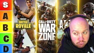 TIMTHETATMAN RANKS BATTLE ROYALE GAMES! (Tier List)