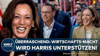 USA: "Trump hat keine Ahnung von Autos!" Rumms! Autobranche supportet Kamala Harris als Präsidentin