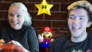 Speedrunner tries teaching mom how to speedrun...