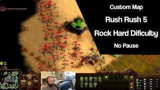They Are Billions Custom Map | Rush Rush 5 | Rock Hard Difficulty | Soldiers/Titans