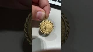 5$ Indian head Gold coin 22k