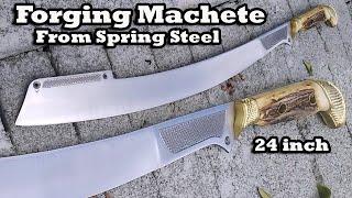 ️  Making Long Machete from Junk (Part 1) | Cara buat Parang Panjang Moden